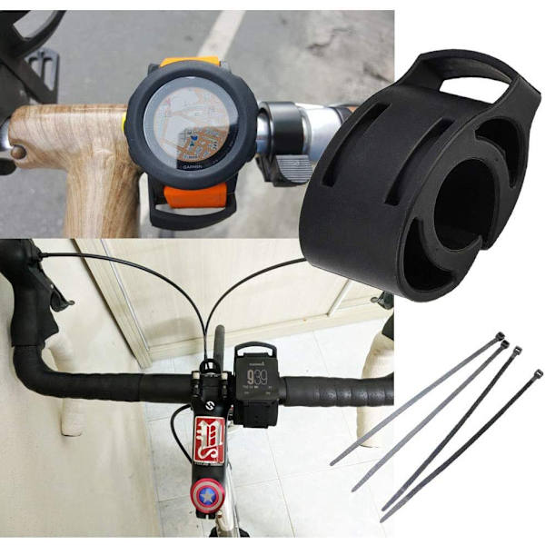 Polkupyörän kellon pidike Garmin Forerunner Bicycle Mount Kit Musta