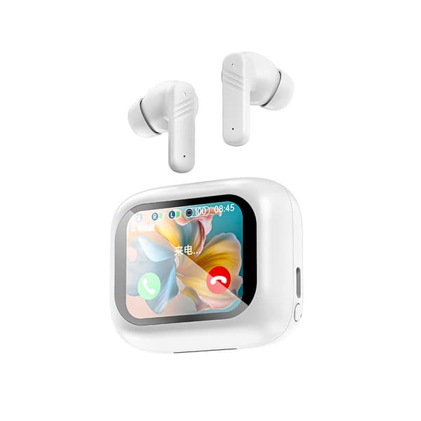 Bluetooth-hörlurar: Brusreducering och lång livslängd White White