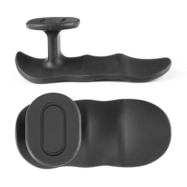 Silikon Handflateskydd för Tyngdlyftning Black Black