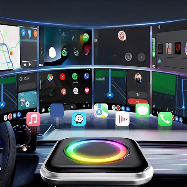 Smart Box Bil Trådløs CarPlay Adapter 4G+64G - Gør Kablet CarPlay til Trådløst Android 13 System