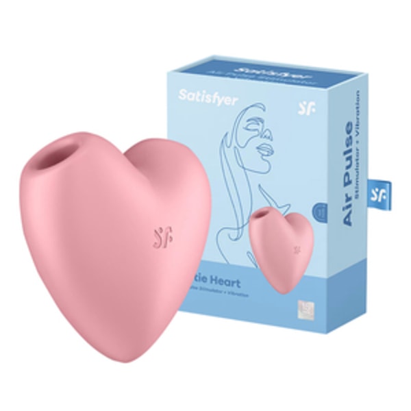 Klitoriksen hierontalaite Satisfyer Cutie Heart Vaaleanpunainen (vaaleanpunainen)