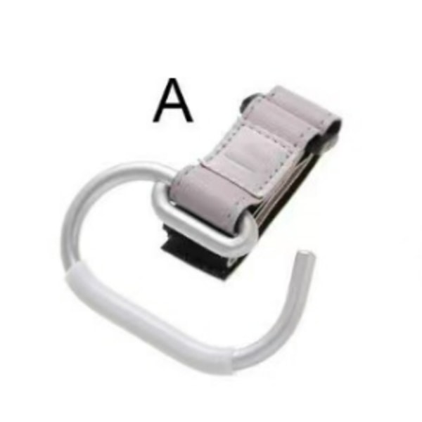 2-pakke klapvognskroge, justerbare stropper, holder op til 2,5 kg