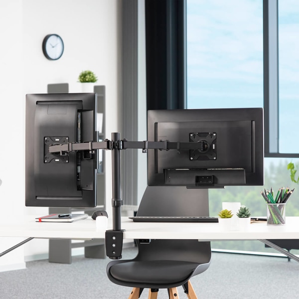 HAMA Monitorfäste För Två Bildskärmar 13"- 32"