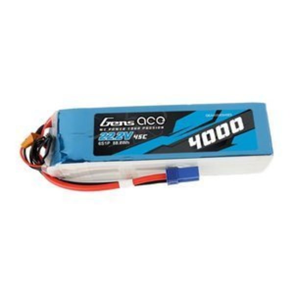 Gens Ace 4000mAh 22,2V 45C 6S1P batteri