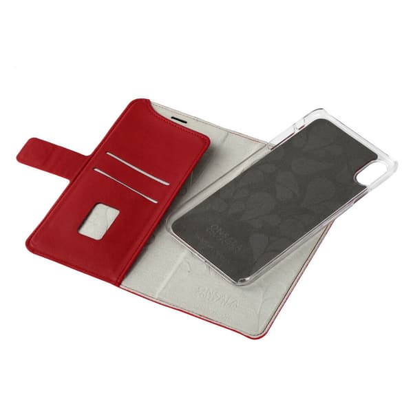 Mobilfodral Saffiano Red - iPhone XS Max