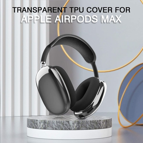 Skyddande skal för hörlurar 1 par Transparent  AirPods Max Transparent