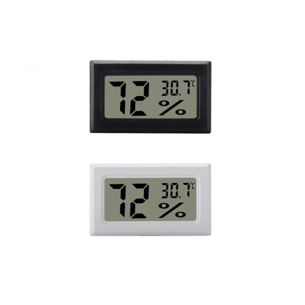 Mini digitalt hygrometer / termometer 2-pak