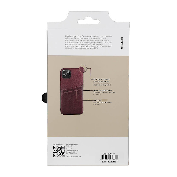 Mobilskal PU Brun - iPhone 14 Plus