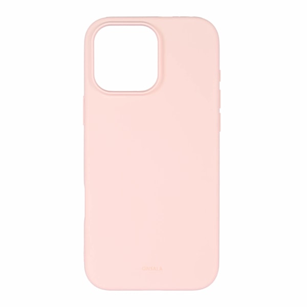 Mobilcover med Silikone Feel Chalk Pink - iPhone 16 Pro Max