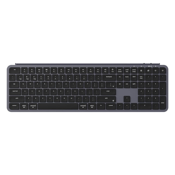 Keychron B6 Pro langaton ultraohut täysikokoinen näppäimistö (harmaa)