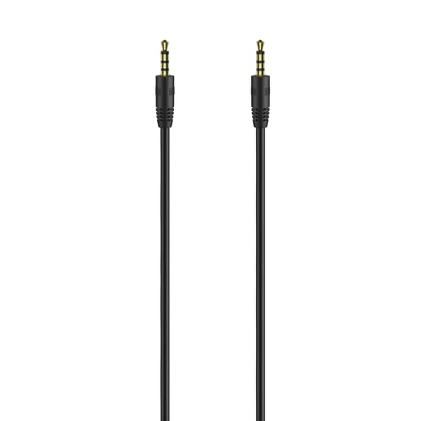 3,5 mm: n äänikaapeli 1 m musta