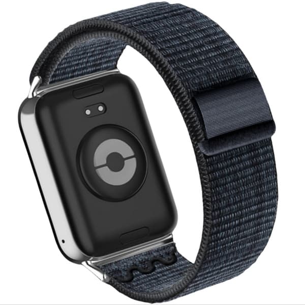 Alpine Loop -punottu nailonkellonranneke Xiaomi 9 Pro / 8 Prolle Black+Blue Black+Blue
