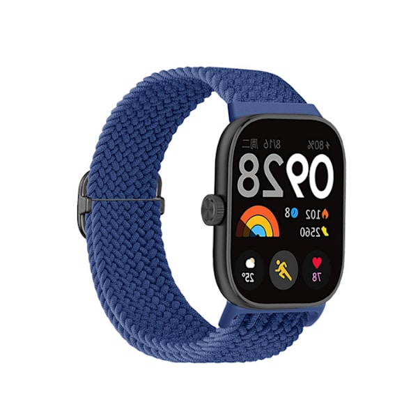 Kudottu ranneke Xiaomi Smart Band 8 Pro/Redmi Smart Band 2:lle Laivastonsininen