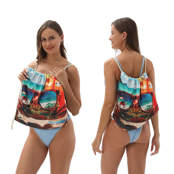 Strandhåndklæde Rygsæk Combo YTB-001-9 80x160cm Model 7