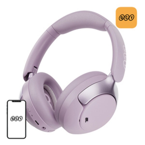 QCY H3 pro ANC langattomat kuulokkeet (violetti)