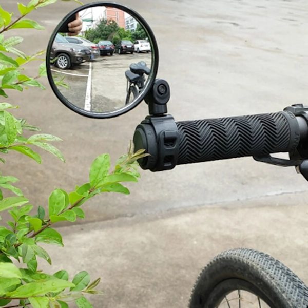 INF Säädettävät taustapeilit polkupyörille - 2 kpl Musta