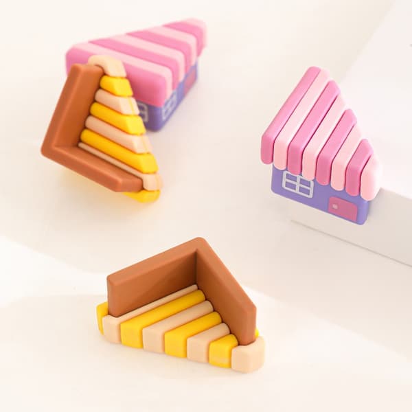 2-pack Mjuka PVC Bordskantskydd - Barnsäkerhet Hörnskydd