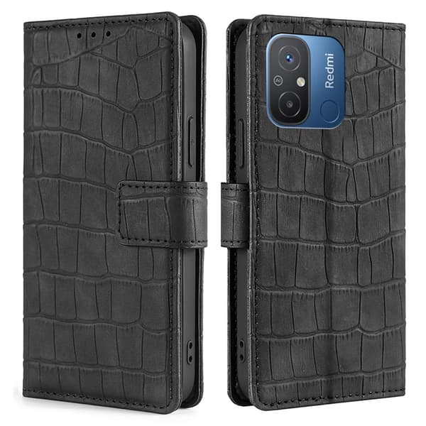 Mobilfodral med krokodilmönster för Redmi Note Model 7
