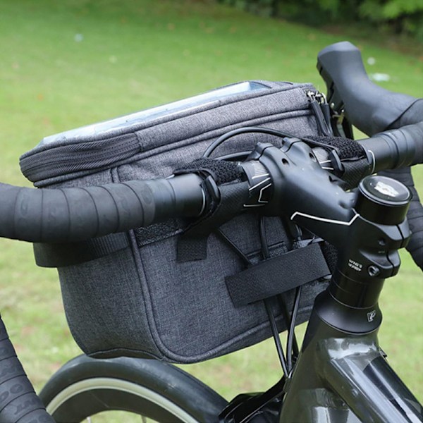 Foldbar cykelstyr taske