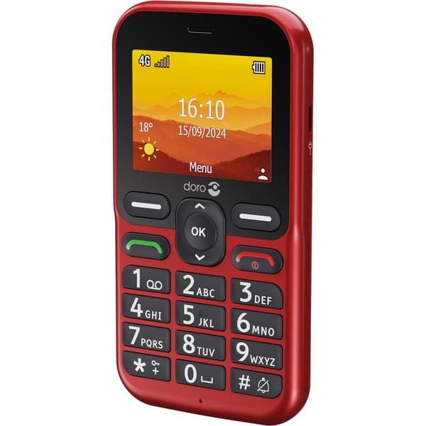 Matkapuhelin 4G Leva L11 Punainen