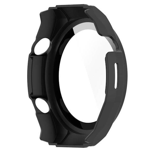 Suojakotelo Huawei Watch Ultimatelle - Integroitu kuori ja kotelo hopeaa Musta