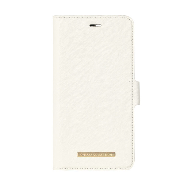 ONSALA Mobilfodral Saffiano White - iPhone 6 / 7 / 8 Plus