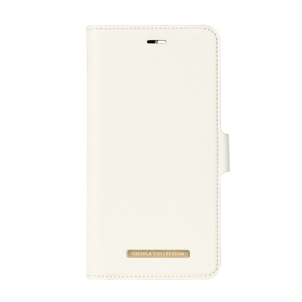 ONSALA Mobilfodral Saffiano White - iPhone 6 / 7 / 8 Plus