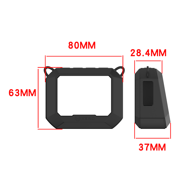 Silikone beskyttelsesetui til Garmin Xero C1 PRO Sort