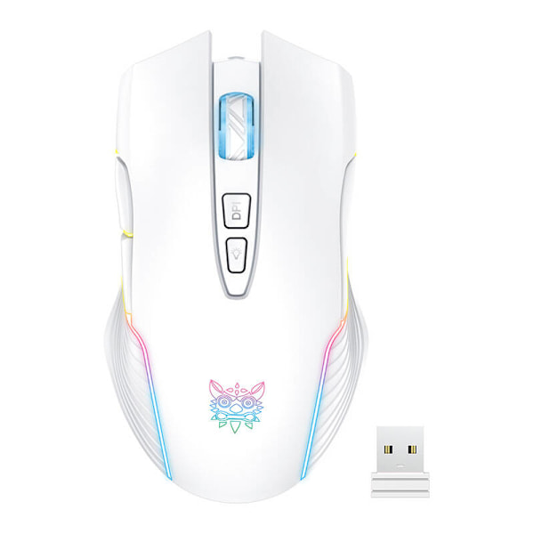 Onikuma CW905 hvid trådløs gamingmus