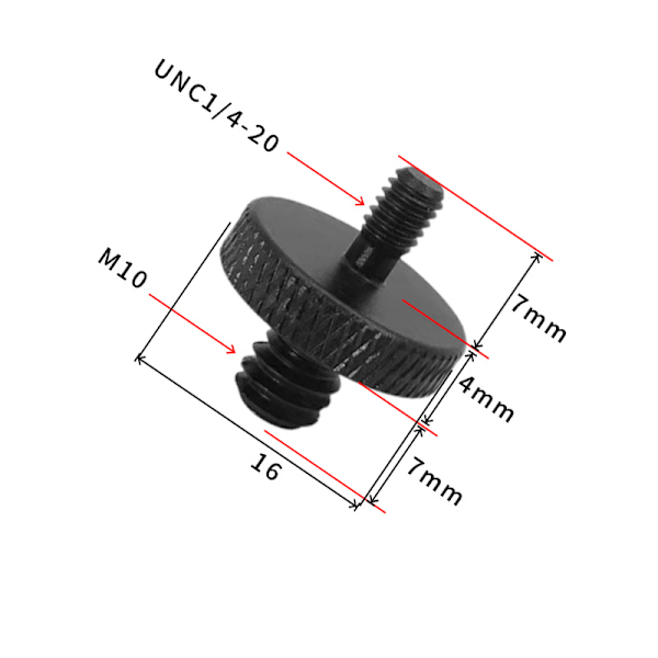 Stativgängadapter 1/4" till M10 - 5-pack M10