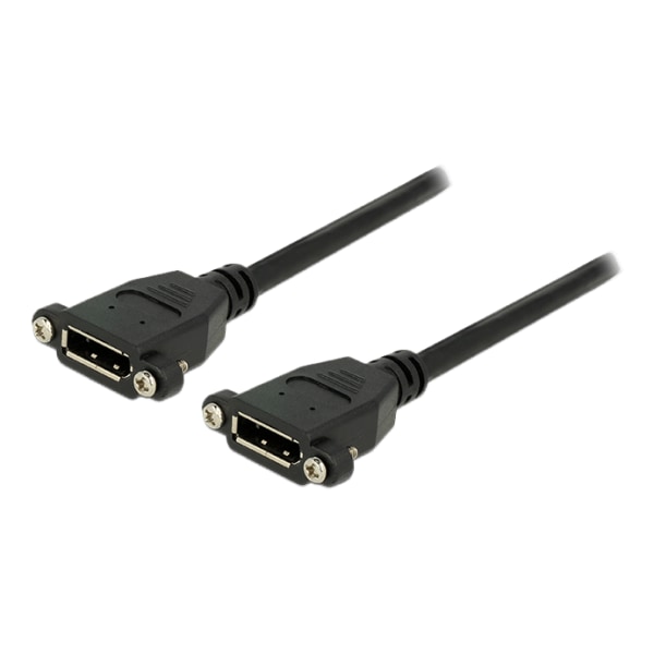 DisplayPort adapter, 0.25m, 20pin fe-fe, DP 1.1, 4-40 UNC