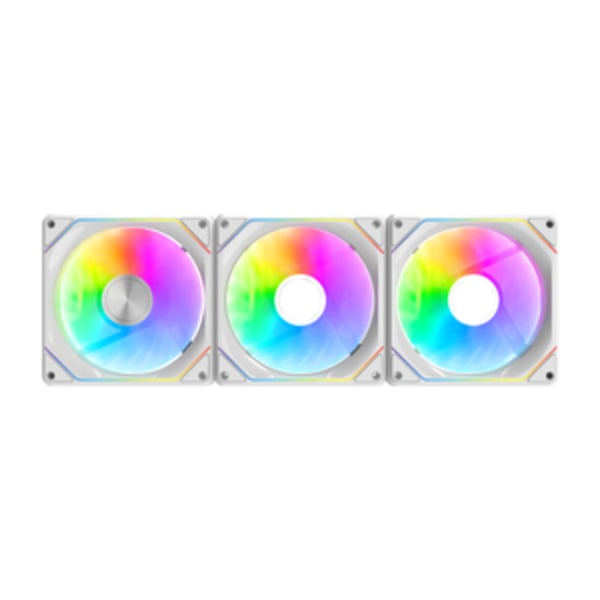 Darkflash Gauss G24 3-i-1 datorfläktar (vita)
