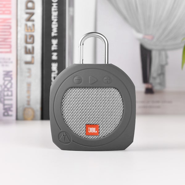 Silikonskyddsfodral för JBL CLIP3-högtalare Grå