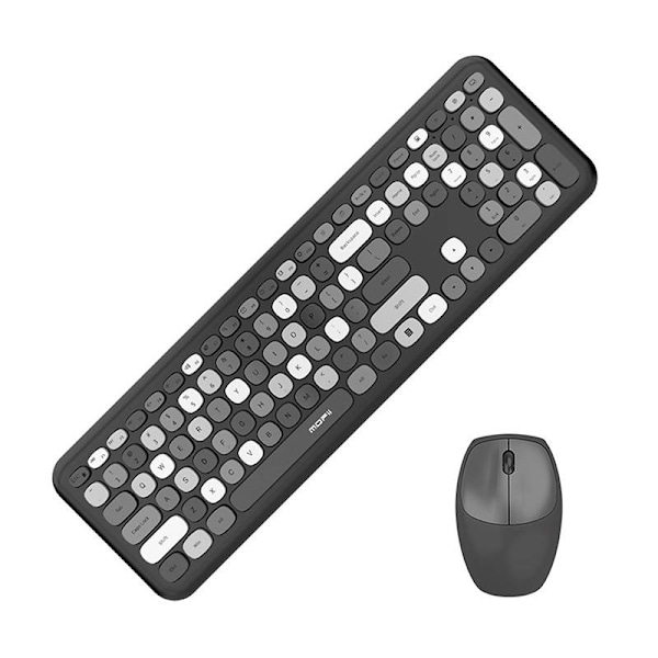 Trådlöst tangentbord + mus set MOFII 666 2.4G (svart)