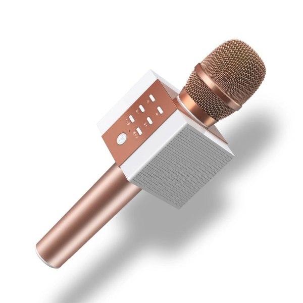 Karaoke-mikrofoni Bluetooth-kaiuttimella 5W - Roségold 0a90 | Fyndiq