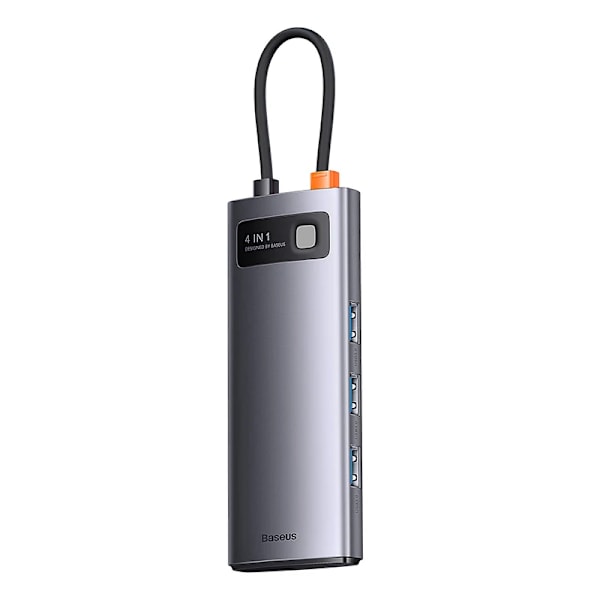 Hub 4in1 Baseus Metal Gleam Series, USB-C till 4x USB 3.0