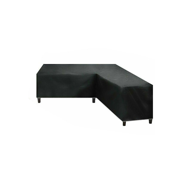 V-Formet Havemøbelovertræk 300x300x98cm - Sort Oxford