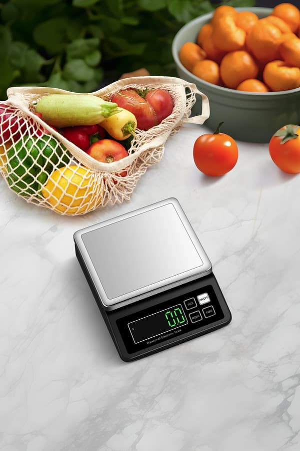 Elektroninen digitaalinen vaaka Black 10kg/1g Black