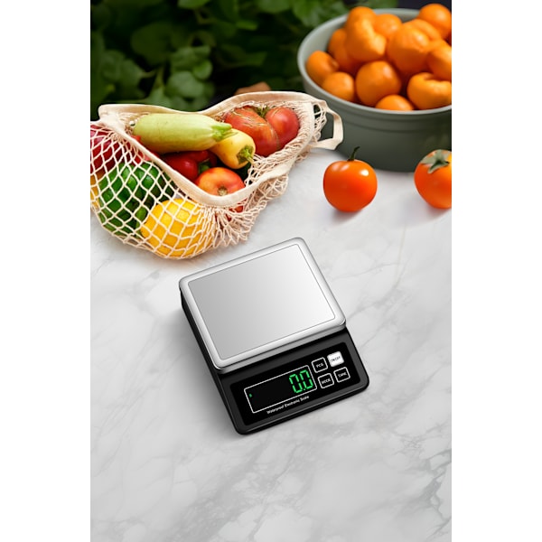 Elektronisk Digitalvåg Black 10kg/1g Black