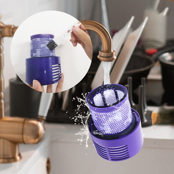 INF 2-komponenttinen pölynimurin suodatin Dyson V10:lle
