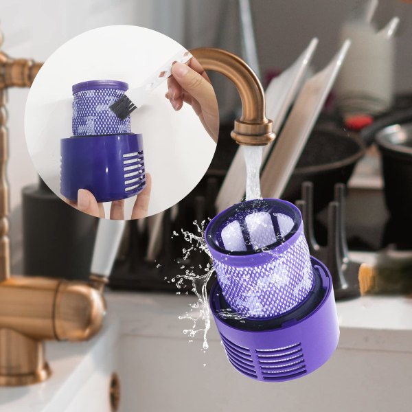INF 2-pak støvsugerfilter til Dyson V10