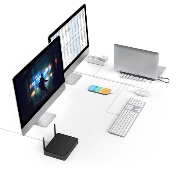 HAMA USB-C Dockningsstation Connect2Office Pro 10 Portar