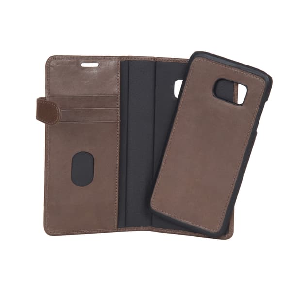 Mobilfodral  3 Kortfack Brun - Samsung S7 Edge