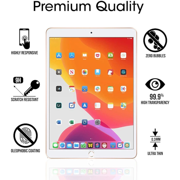 iPad 10,2 tuuman näytönsuoja karkaistu lasi