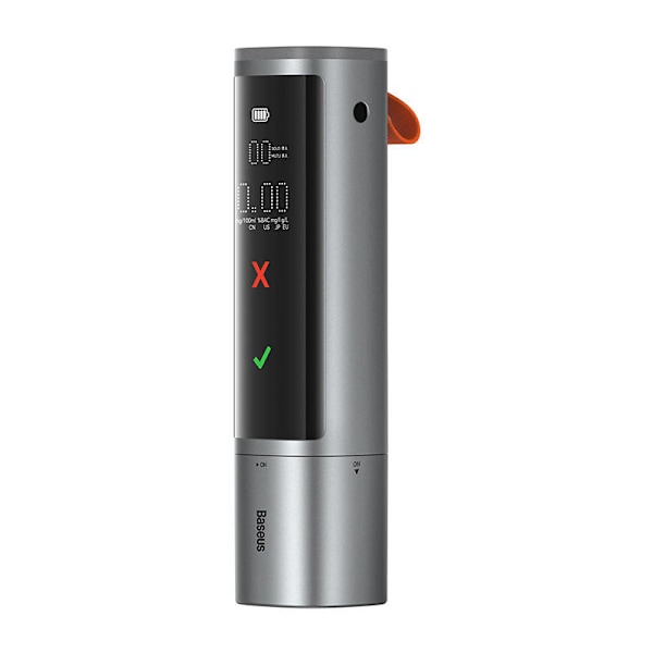 Elektronisk alkomätare Baseus SafeJourney Pro (grå)