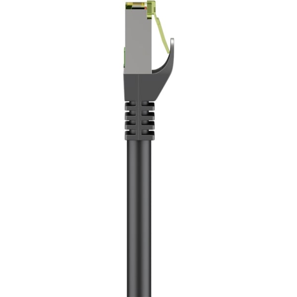 GHMT-certifierad CAT 8.1 patchkabel, S/FTP (PiMF), svart
