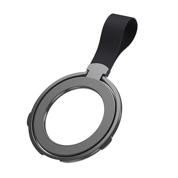 MagSafe magneettinen puhelinteline sormustelineellä Musta