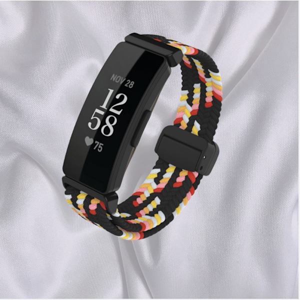 Klockarmband i Nylon för Fitbit Inspire 3 Flerfärgad
