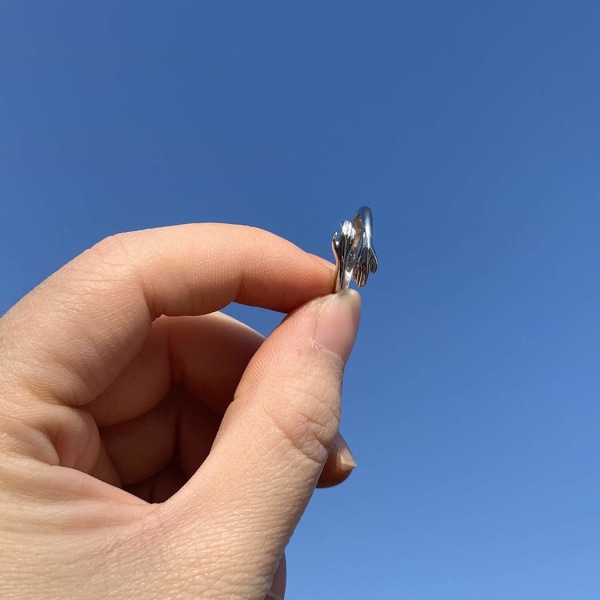 Kramring Silverfärgad 1-pack