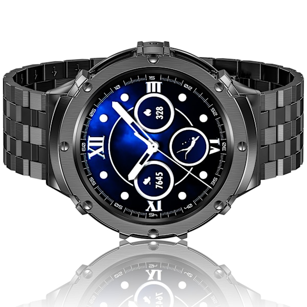 Klockarmband i rostfritt stål för Samsung Watch 5 Pro Svart